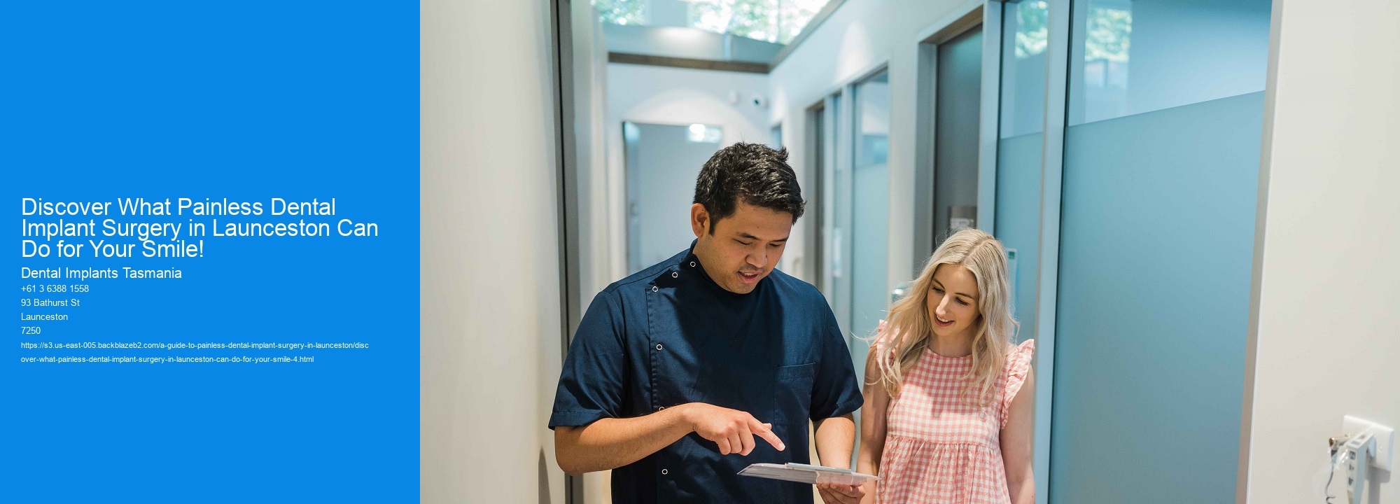 Discover What Painless Dental Implant Surgery in Launceston Can Do for Your Smile!