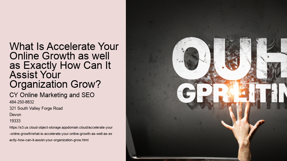 What Is Accelerate Your Online Growth as well as Exactly How Can It Assist Your Organization Grow?