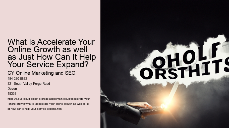 What Is Accelerate Your Online Growth as well as Just How Can It Help Your Service Expand?