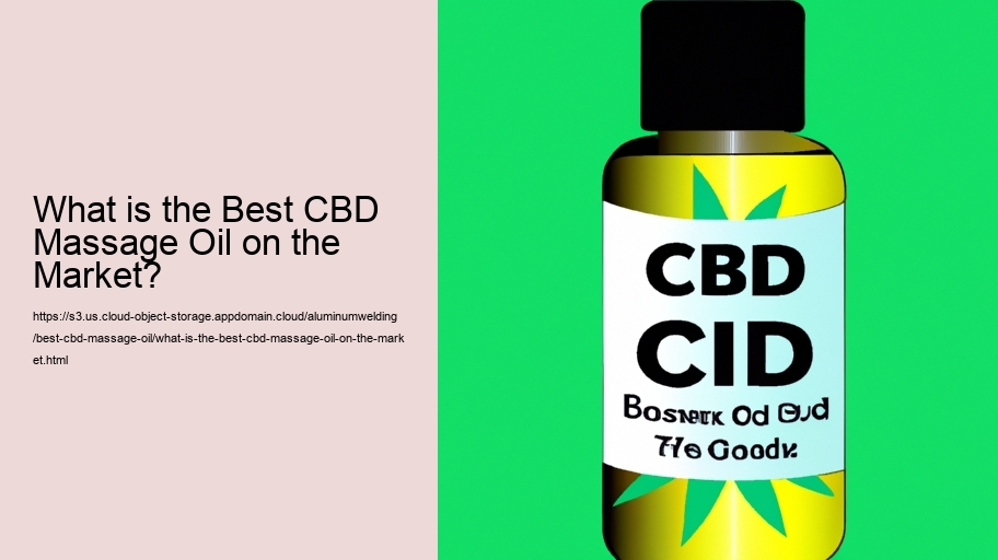 What is the Best CBD Massage Oil on the Market?