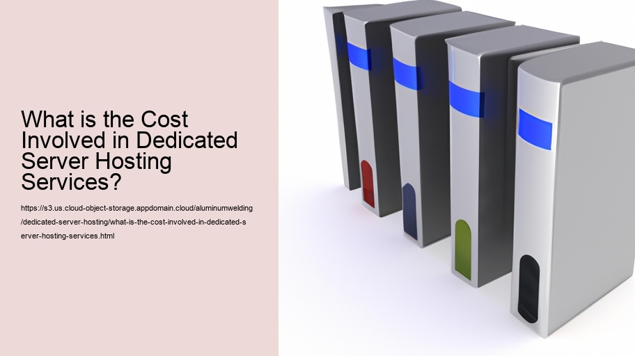 What is the Cost Involved in Dedicated Server Hosting Services?