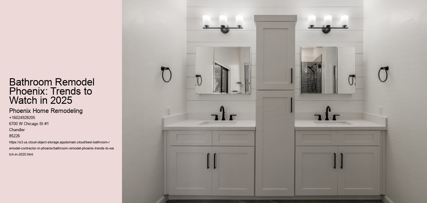 Bathroom Remodel Phoenix: Trends to Watch in 2025