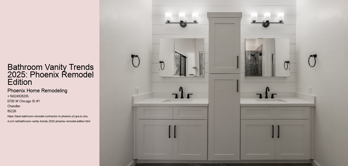 Bathroom Vanity Trends 2025: Phoenix Remodel Edition