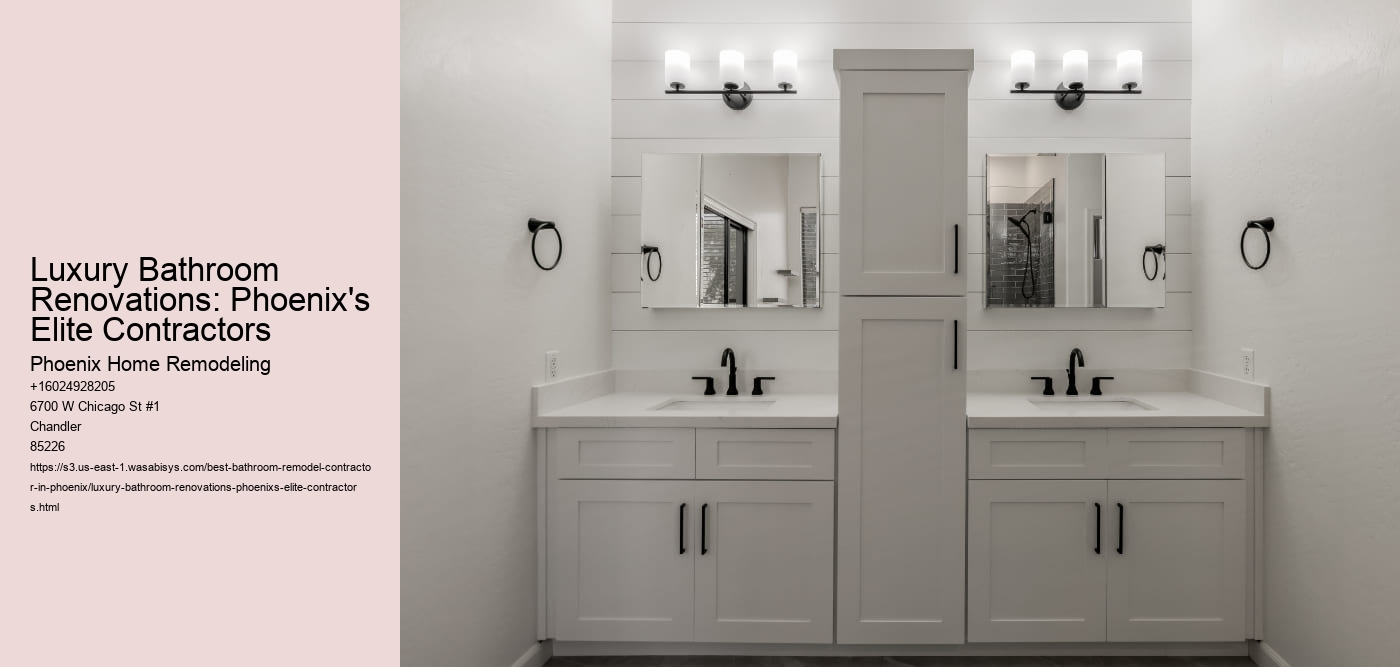 Luxury Bathroom Renovations: Phoenix's Elite Contractors