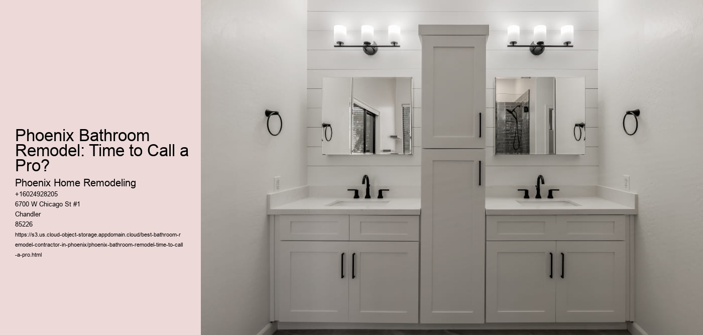 Phoenix Bathroom Remodel: Time to Call a Pro?