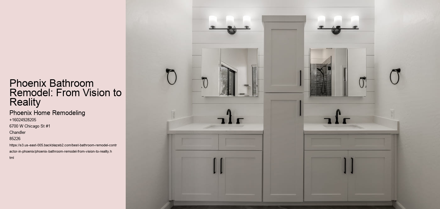 Phoenix Bathroom Remodel: From Vision to Reality