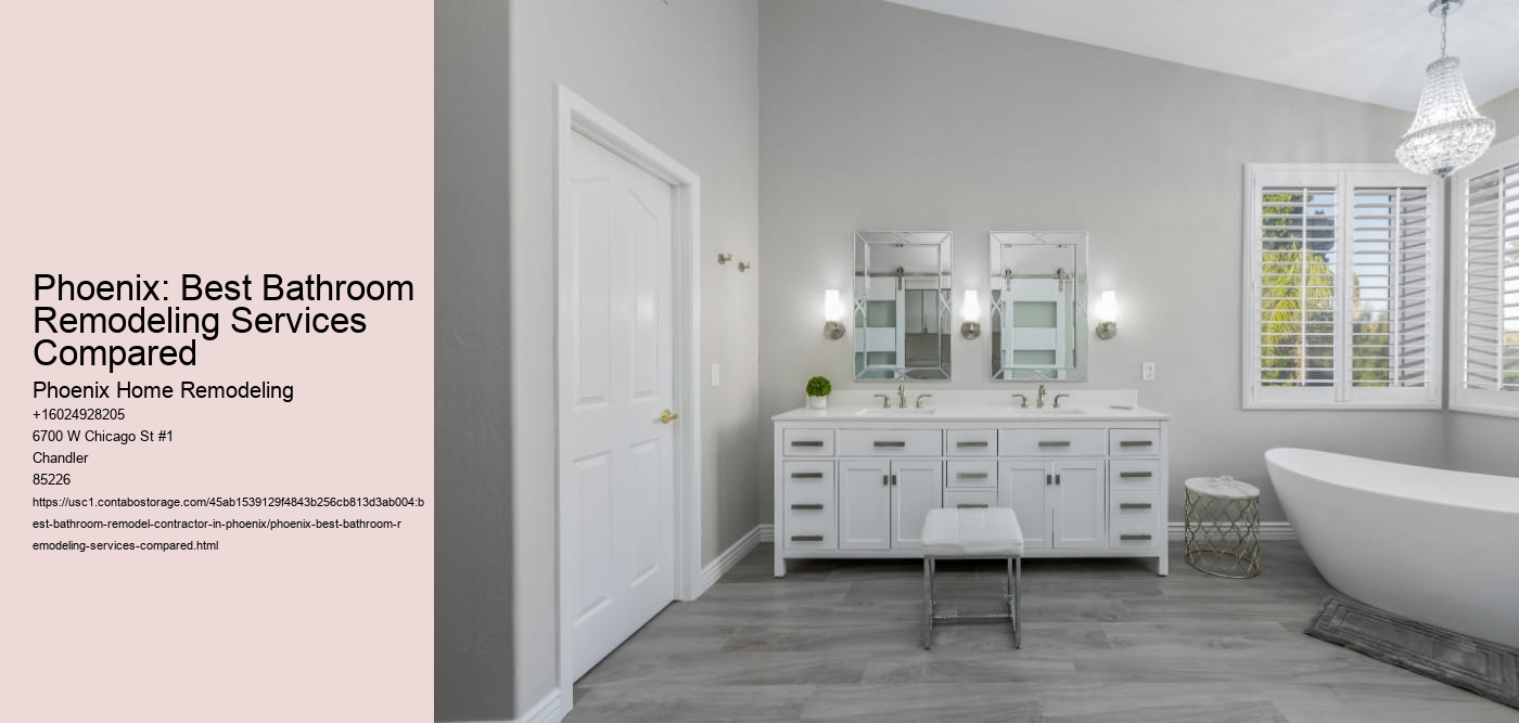 Phoenix: Best Bathroom Remodeling Services Compared