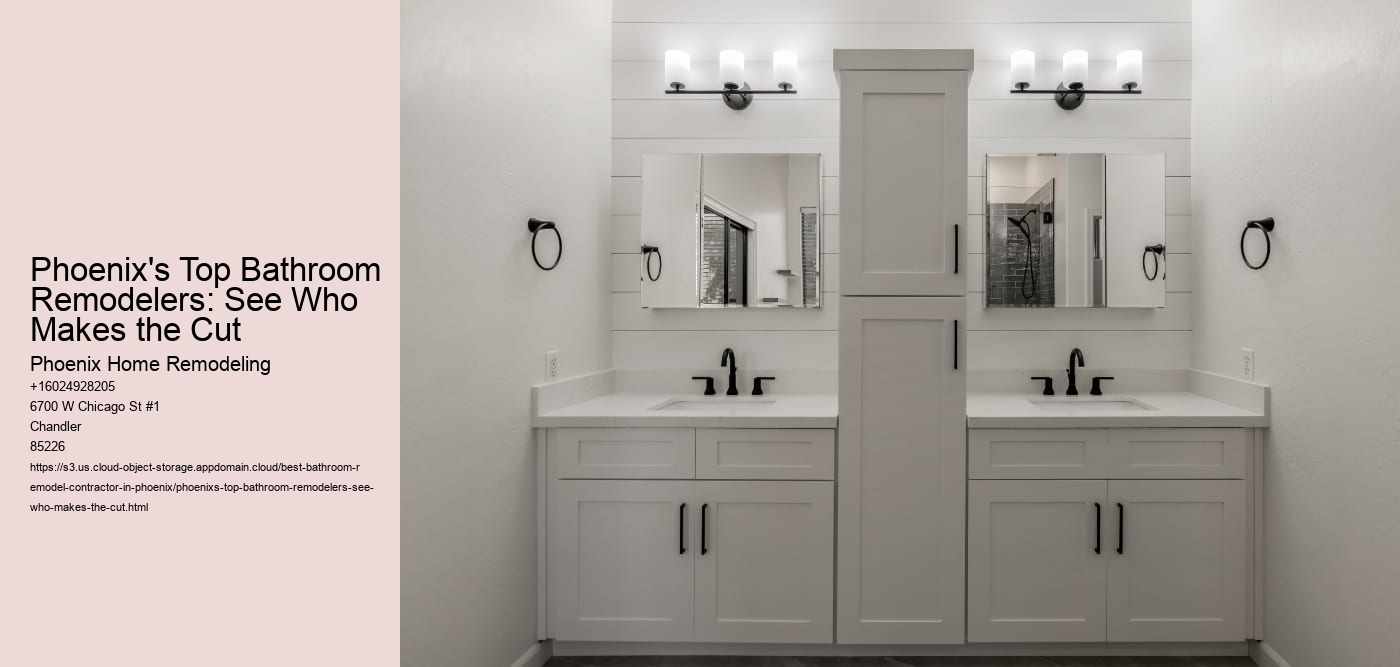 Phoenix's Top Bathroom Remodelers: See Who Makes the Cut