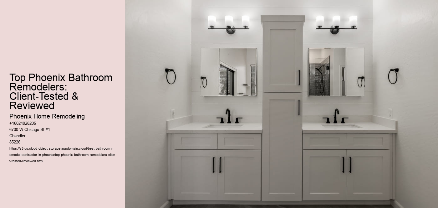 Top Phoenix Bathroom Remodelers: Client-Tested & Reviewed
