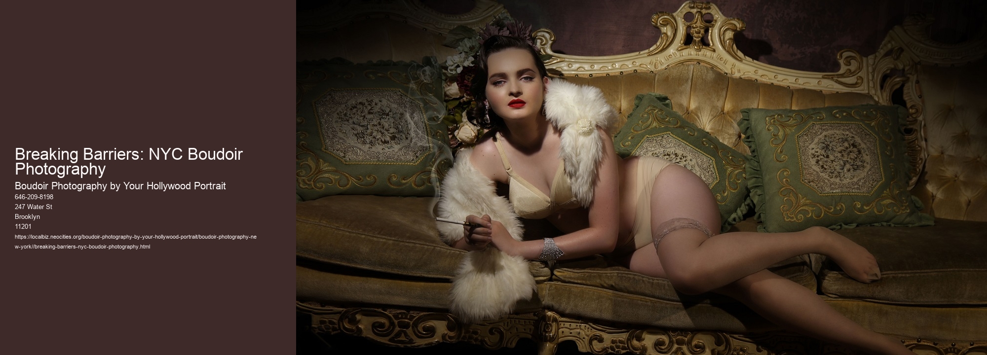 Breaking Barriers: NYC Boudoir Photography
