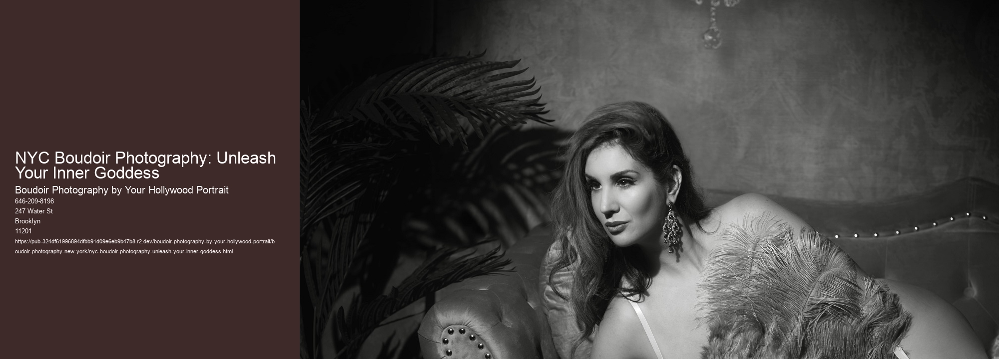 NYC Boudoir Photography: Unleash Your Inner Goddess