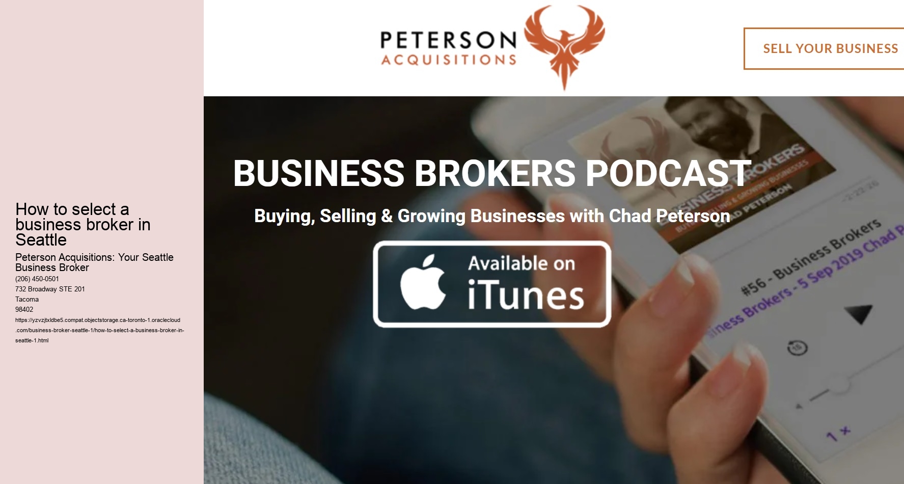 How to select a business broker in Seattle