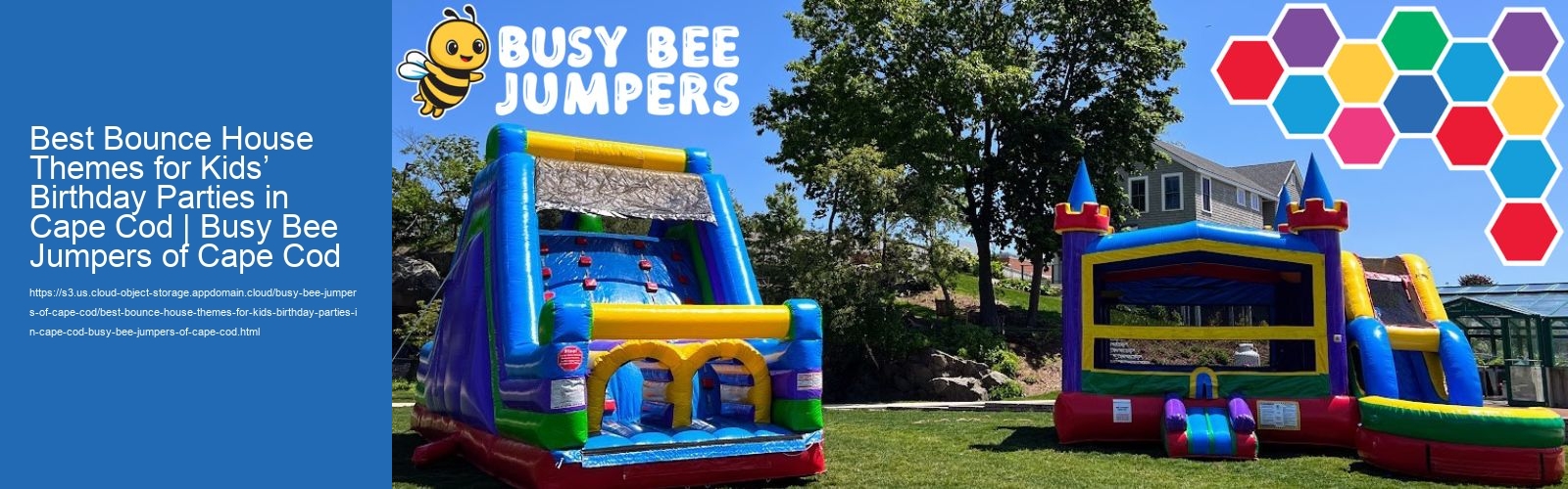 Best Bounce House Themes for Kids’ Birthday Parties in Cape Cod | Busy Bee Jumpers of Cape Cod