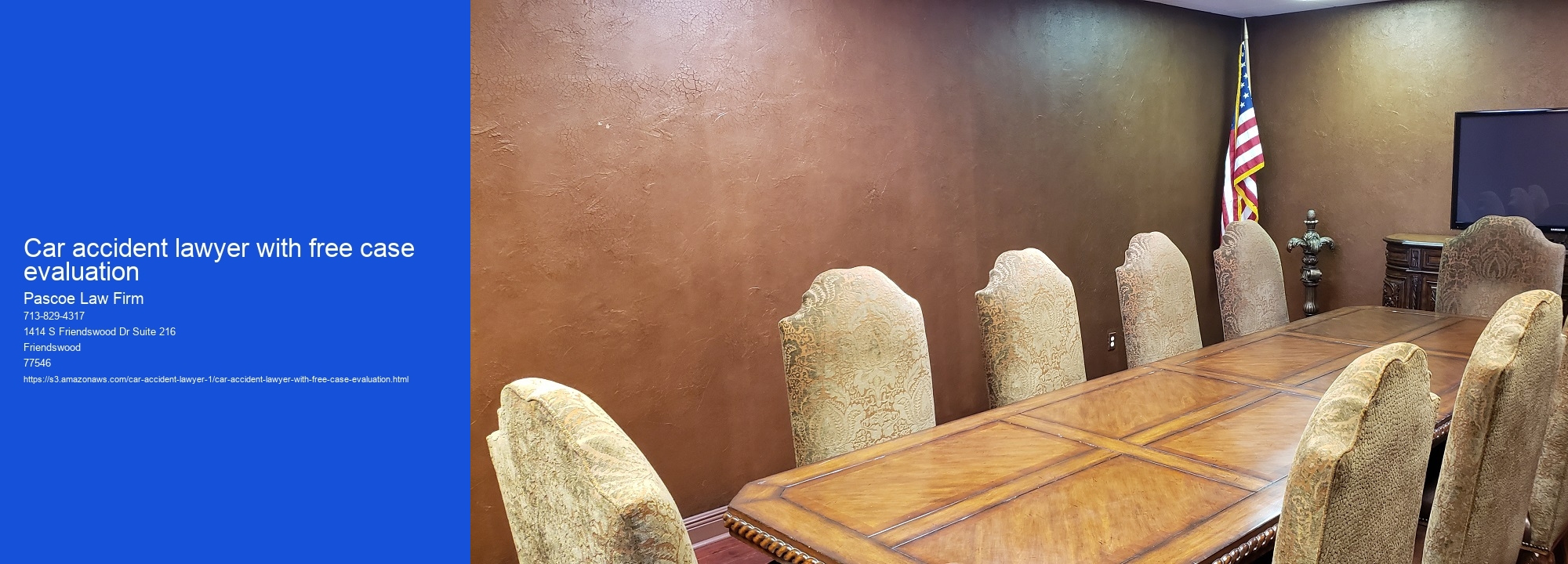 Car accident lawyer with free case evaluation