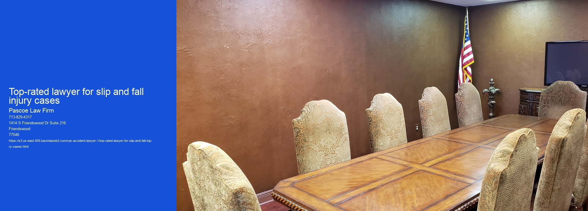 Top-rated lawyer for slip and fall injury cases