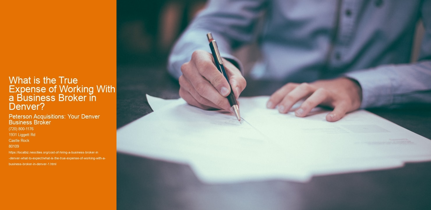 What is the True Expense of Working With a Business Broker in Denver?