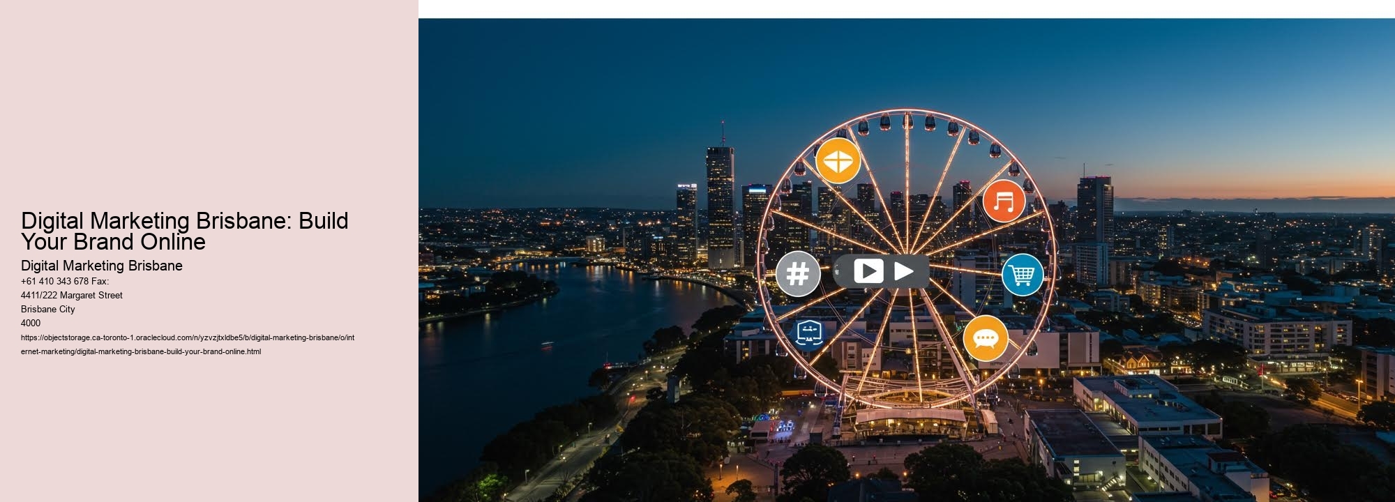 Digital Marketing Brisbane: Build Your Brand Online