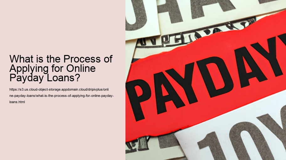 What is the Process of Applying for Online Payday Loans?