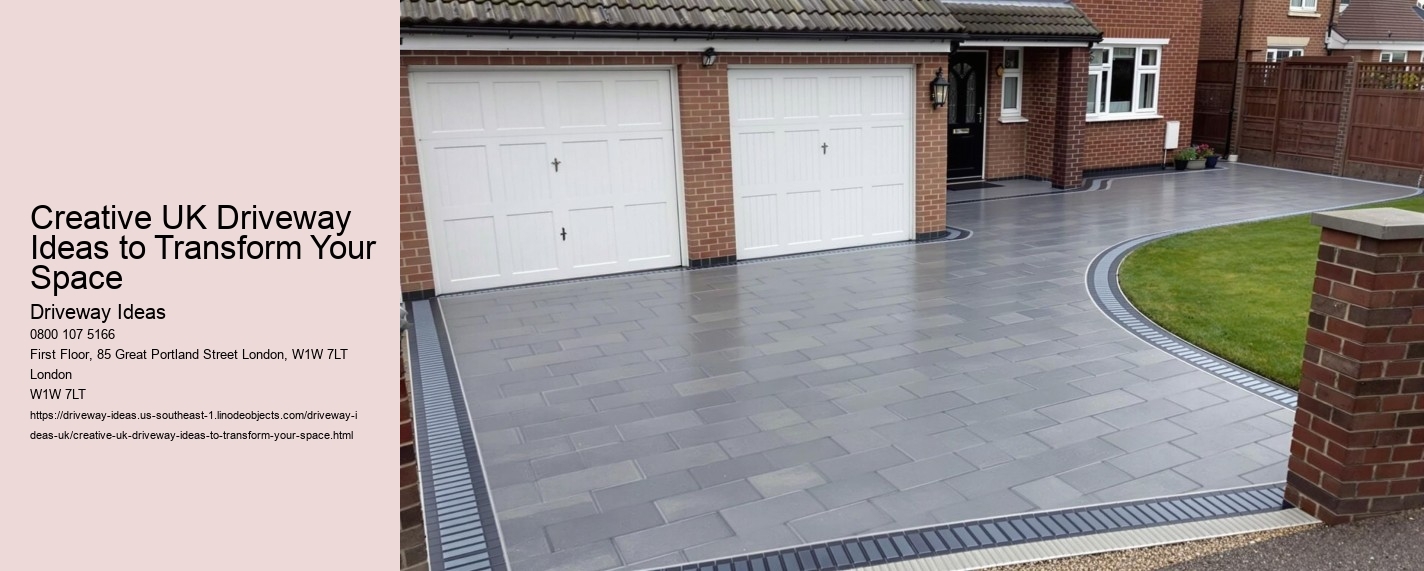 Creative UK Driveway Ideas to Transform Your Space
