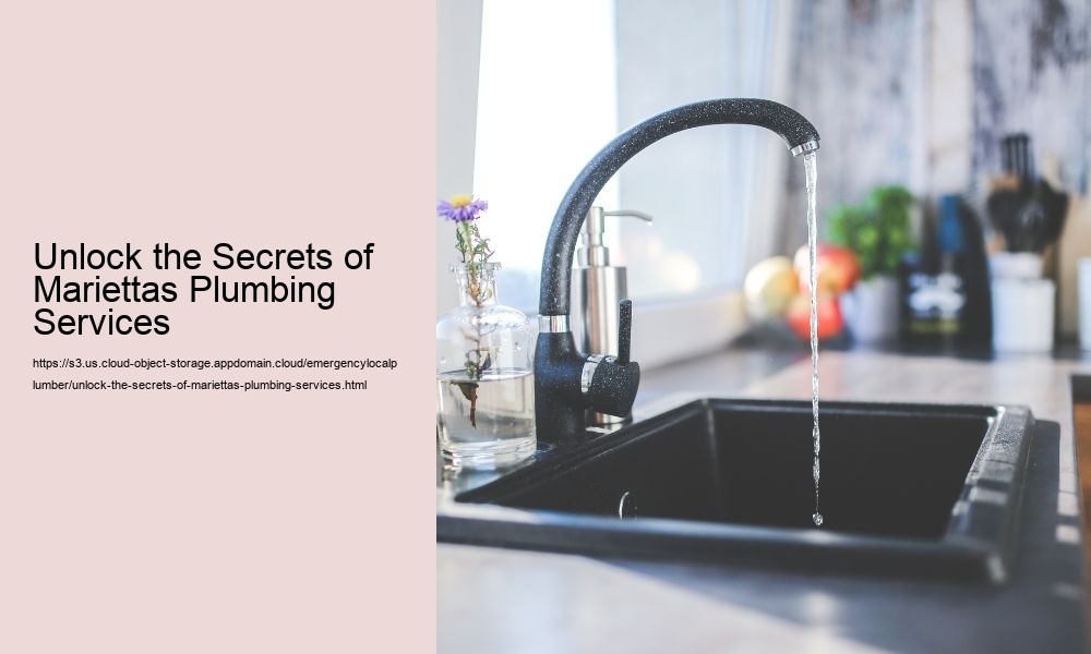 Unlock the Secrets of Mariettas Plumbing Services