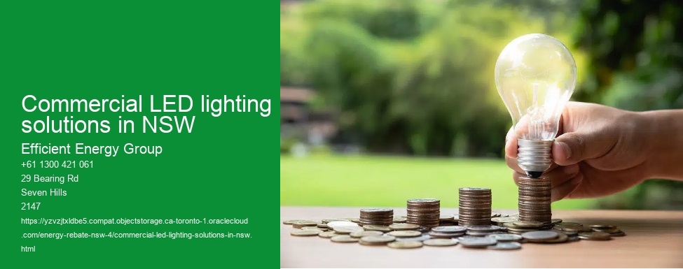Commercial LED lighting solutions in NSW
