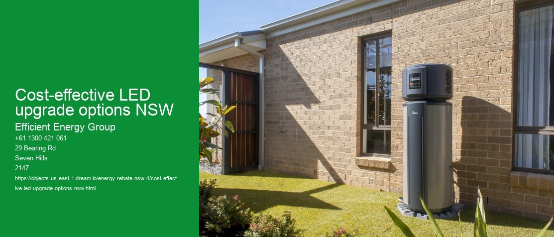 Cost-effective LED upgrade options NSW