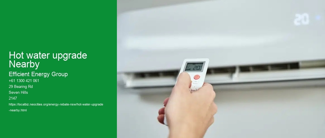 Hot water upgrade  Nearby
