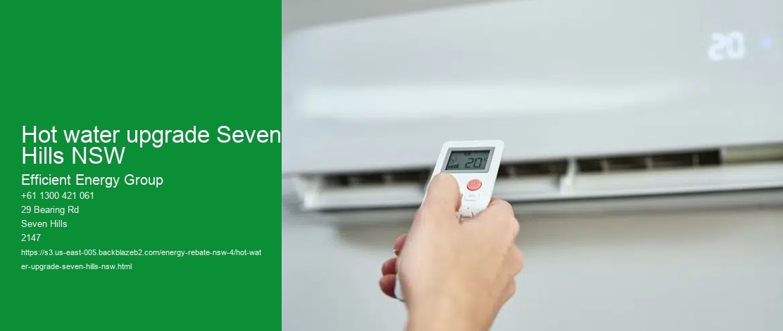 Hot water upgrade Seven Hills NSW