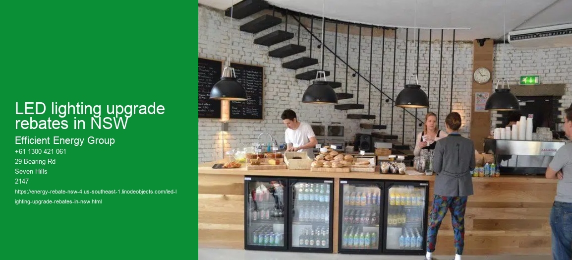 LED lighting upgrade rebates in NSW