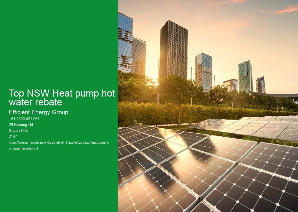 Top NSW Heat pump hot water rebate