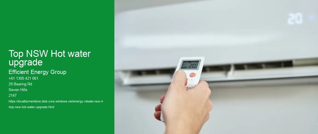 Top NSW Hot water upgrade