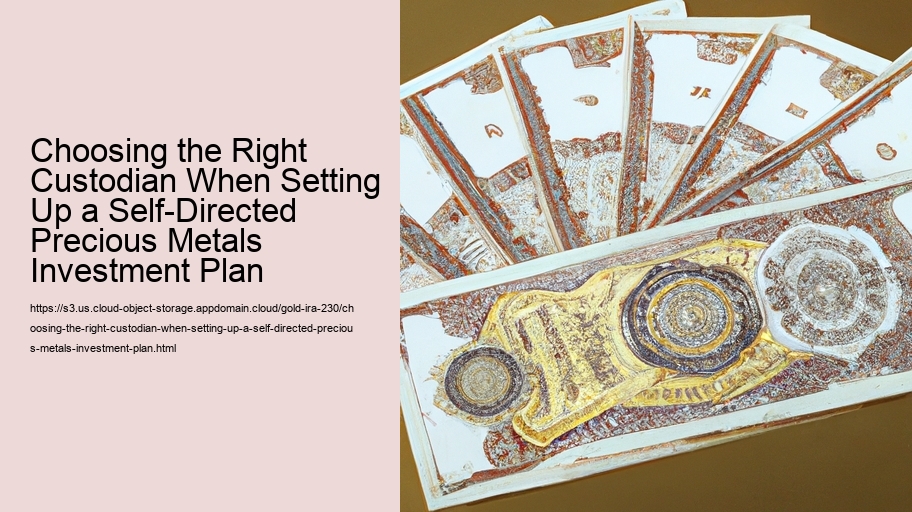 Choosing the Right Custodian When Setting Up a Self-Directed Precious Metals Investment Plan  