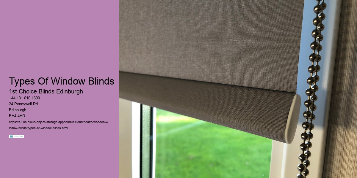 Types Of Window Blinds