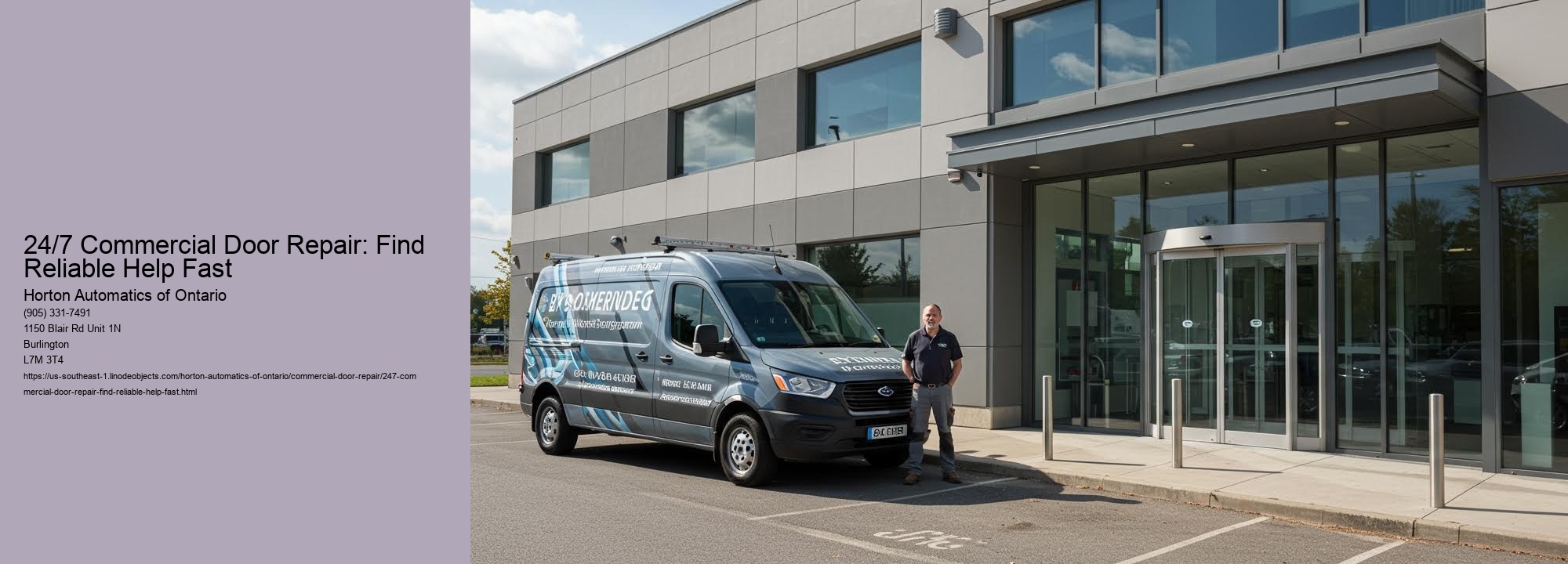 24/7 Commercial Door Repair: Find Reliable Help Fast