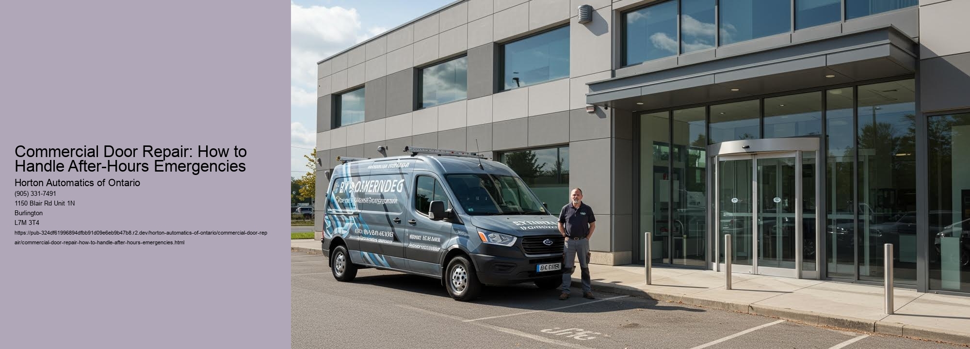 Commercial Door Repair: How to Handle After-Hours Emergencies