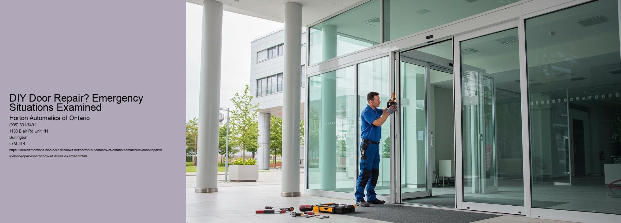 DIY Door Repair? Emergency Situations Examined
