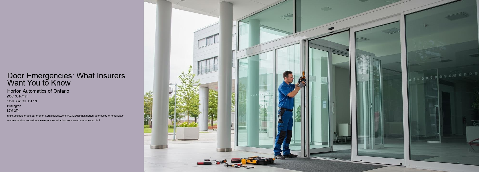 Door Emergencies: What Insurers Want You to Know