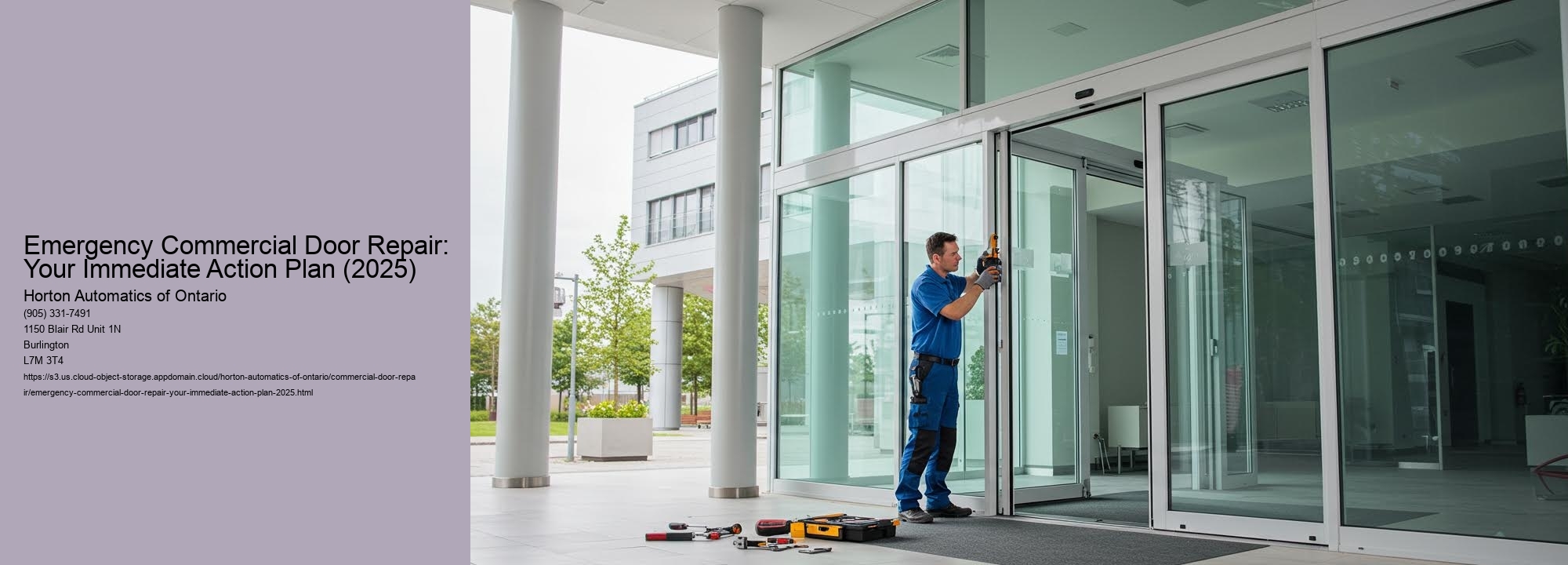 Emergency Commercial Door Repair: Your Immediate Action Plan (2025)