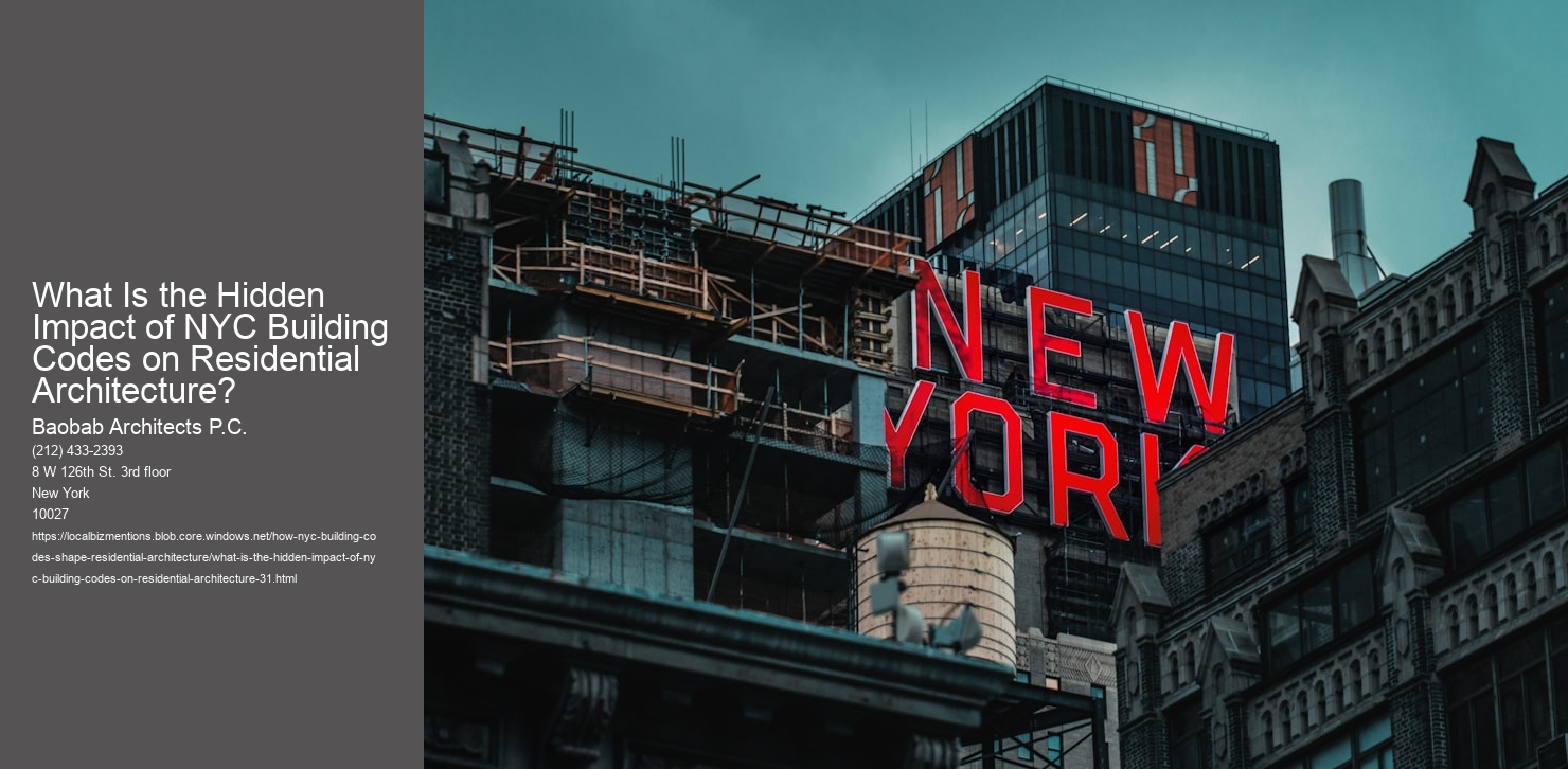 What Is the Hidden Impact of NYC Building Codes on Residential Architecture?