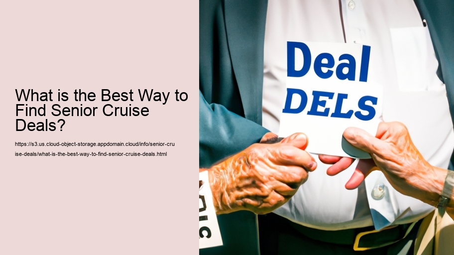 What is the Best Way to Find Senior Cruise Deals? 