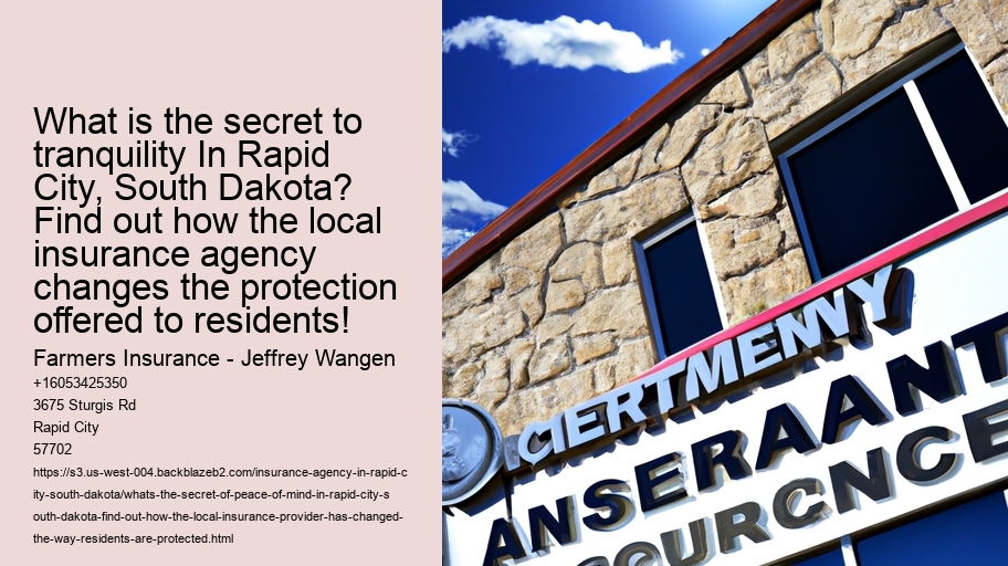 What's the secret of peace of mind in Rapid City, South Dakota? Find out how the local insurance provider has changed the way residents are protected!