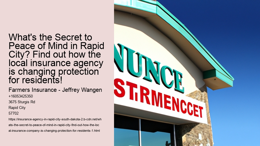 What's the Secret to Peace of Mind in Rapid City? Find out how the local insurance company is changing protection for residents!