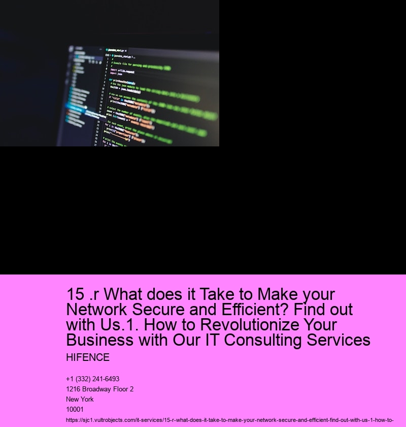 15 .r What does it Take to Make your Network Secure and Efficient? Find out with Us.1. How to Revolutionize Your Business with Our IT Consulting Services