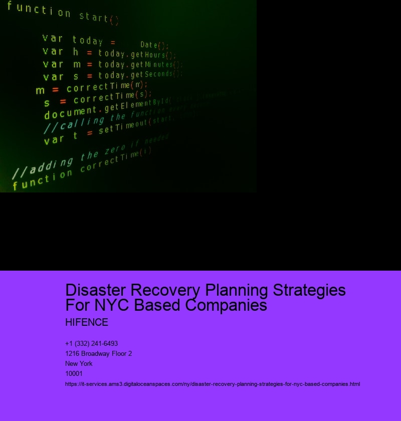 Disaster Recovery Planning Strategies For NYC Based Companies  