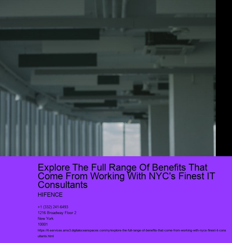 Explore The Full Range Of Benefits That Come From Working With NYC's Finest IT Consultants