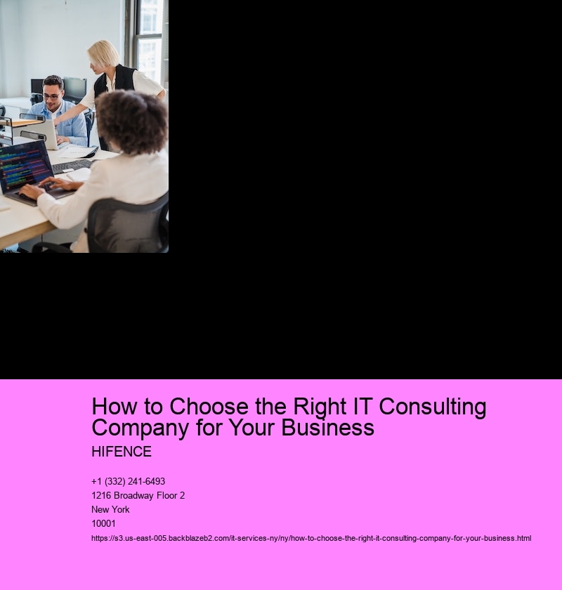 How to Choose the Right NYC IT Consulting Company