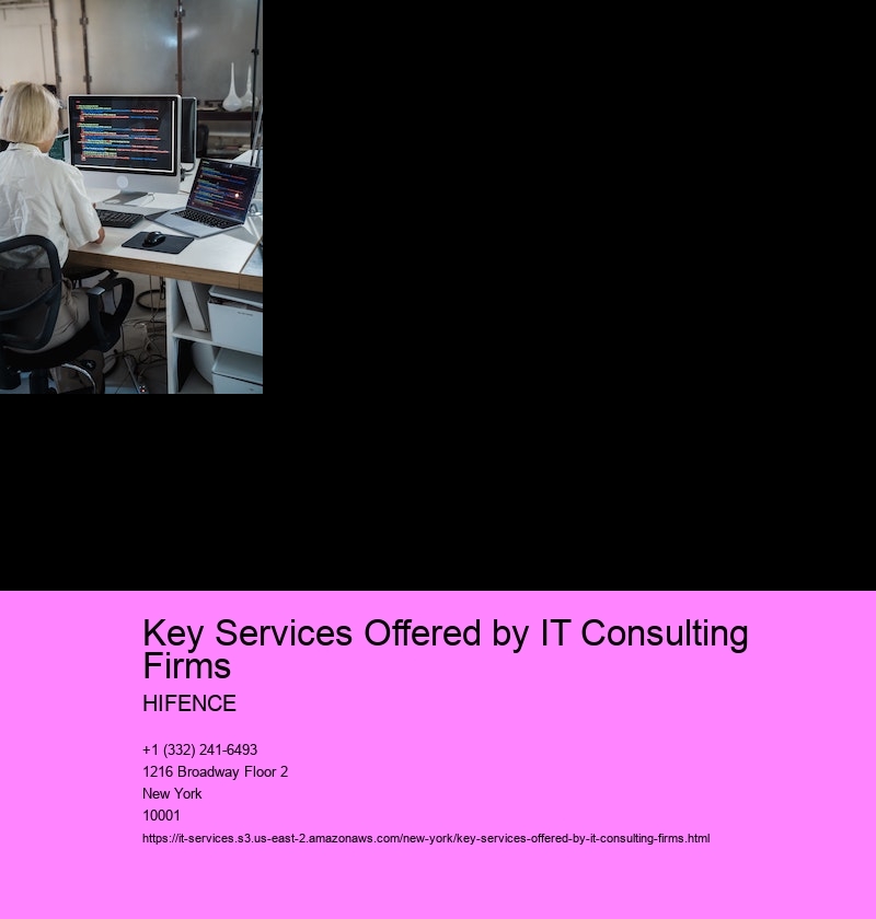 Key Services Offered by IT Consulting Firms 