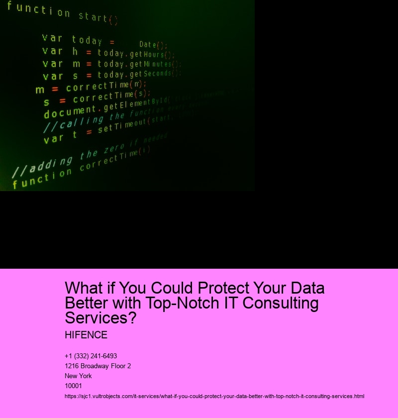 What if You Could Protect Your Data Better with Top-Notch IT Consulting Services?