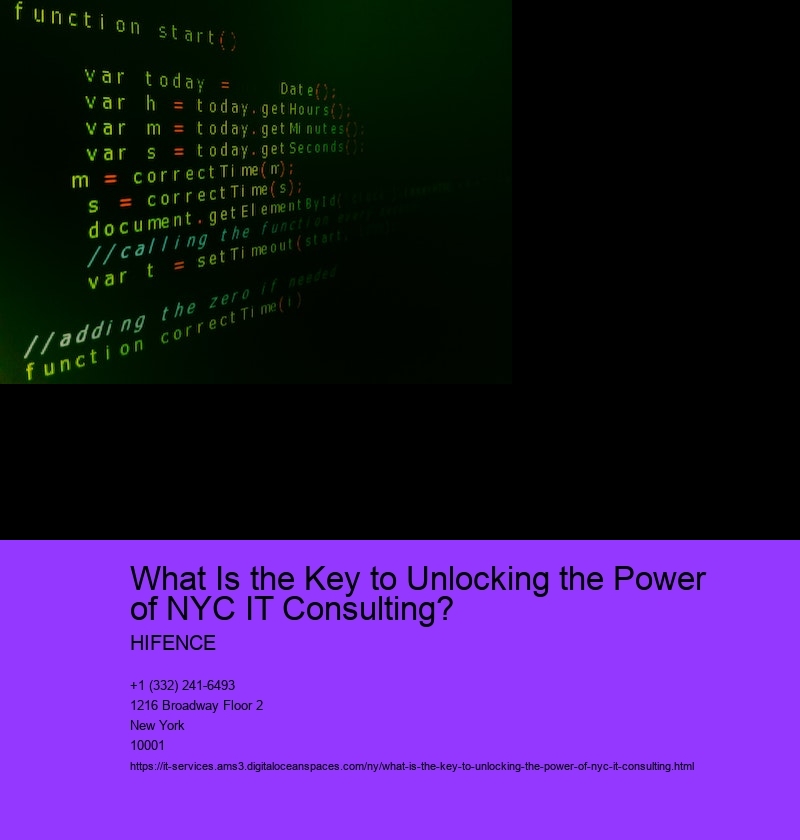 What Is the Key to Unlocking the Power of NYC IT Consulting? 