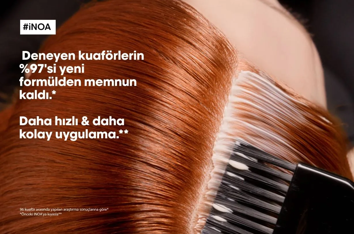 loreal ınoa sac beyazı kapama